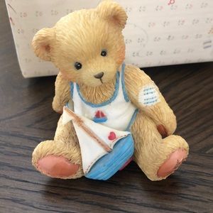 ⛵️1993 Cherished Teddies August Bear⛵️